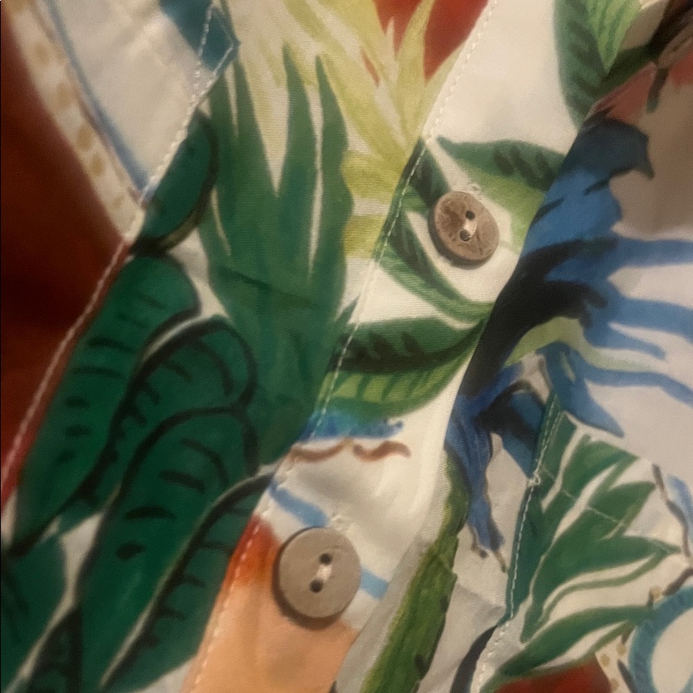 Tru Luxe Jeans Tropical Print Blouse - Picture 6 of 6